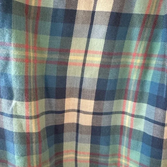 VINEYARD VINES Slim Fit Tucker Shirt Long Sleeve Button Down Blue Plaid- Large - Picture 5 of 12